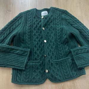 Abercrombie & Fitch Dark Green Knit Sweater